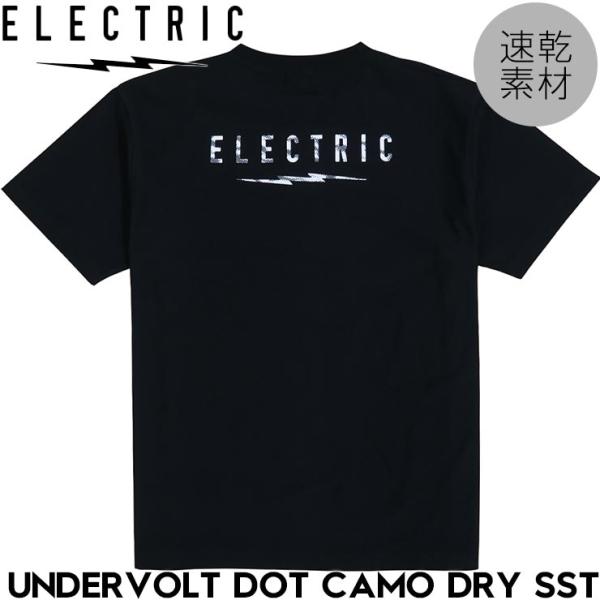 ELECTRIC エレクトリック 半袖Tシャツ ドライ 速乾素材 UNDERVOLT DOT CAM...