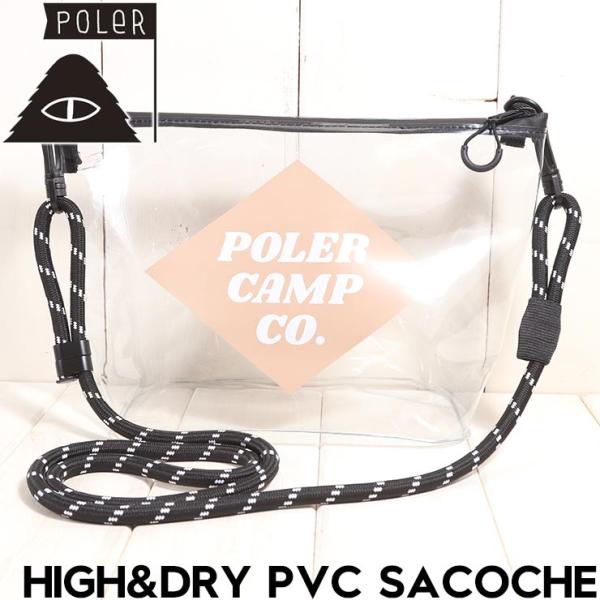 POLeR ポーラー HIGH&amp;DRY PVC SACOCHE サコッシュ 防水 ショルダーバッグ ...