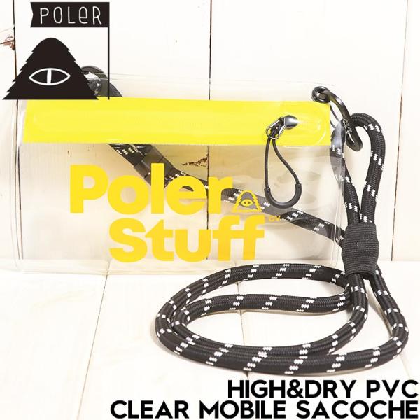 POLeR ポーラー HIGH&amp;DRY PVC CLEAR MOBILE SACOCHE サコッシュ...