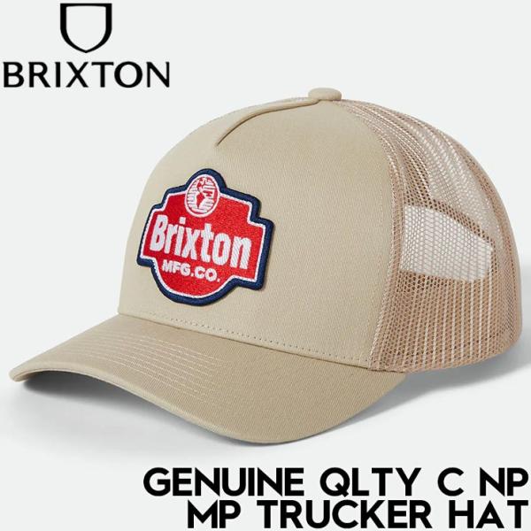 BRIXTON ブリクストン GENUINE QLTY C NP MP TRUCKER HAT メッ...