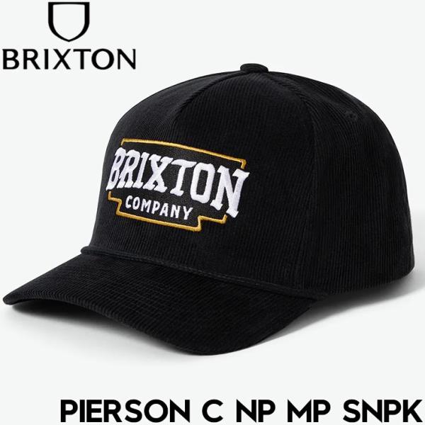 BRIXTON ブリクストン PIERSON C NP MP SNPK - BLACK CORDUR...