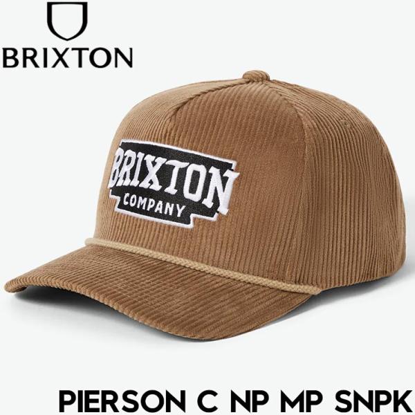 BRIXTON ブリクストン PIERSON C NP MP SNPK - SAND CORDURO...