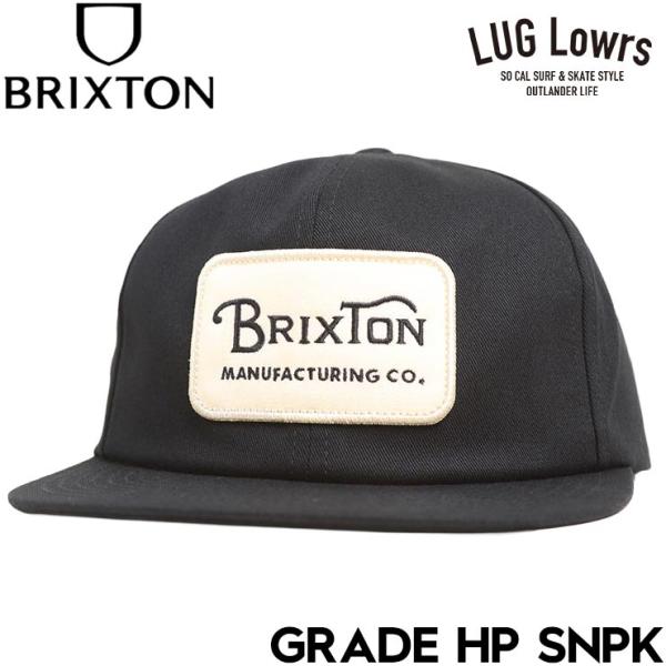 BRIXTON ブリクストン GRADE HP SNPK スナップバックキャップ 帽子 メンズ レデ...