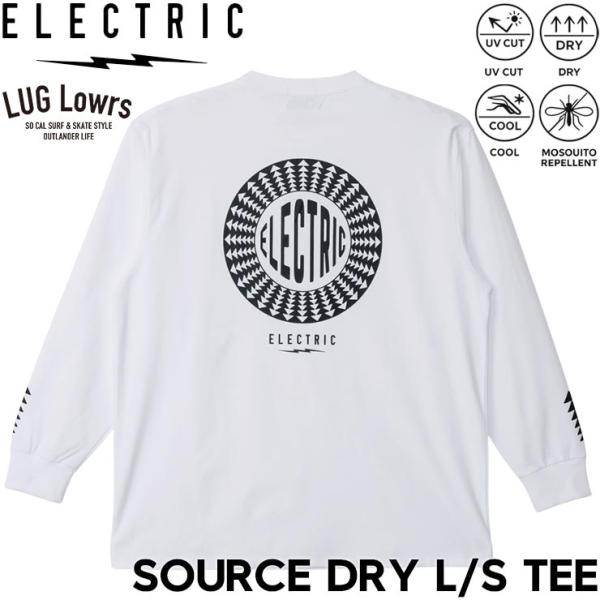 ELECTRIC エレクトリック SOURCE DRY L/S TEE ドライ素材 長袖Tシャツ ロ...