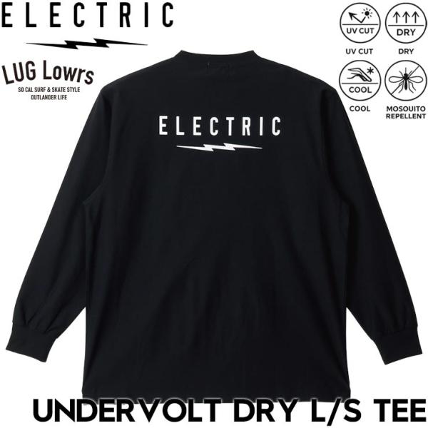 ELECTRIC エレクトリック UNDERVOLT DRY L/S TEE ドライ素材 長袖Tシャ...