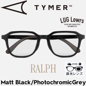 TYMER タイマー サングラス メンズ レディース スポーツサングラス ウェリントン型 RALPH ラルフ 調光レンズ Matt Black/Photochromic Grey TY106-MBK-PGY 日本