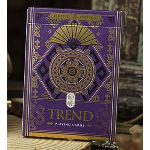 Trend (Purple) Playing Cards by TCC