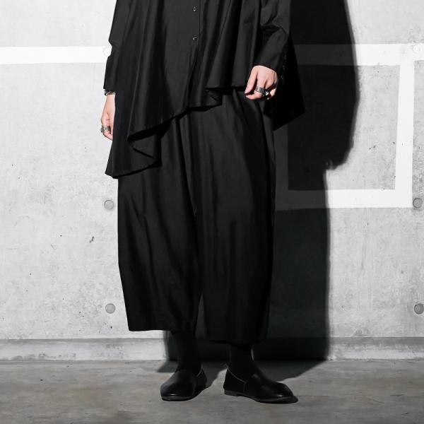 コットンシルクタックパンツ