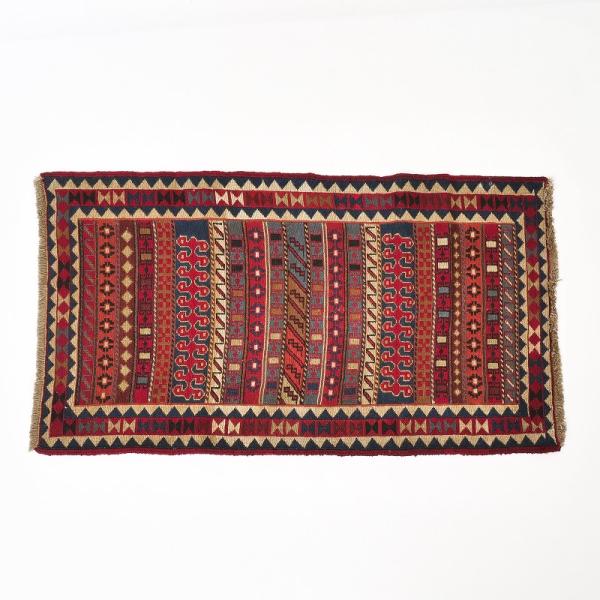 オールドキリム　50cm×92cm  ラグマット　ペルシャ