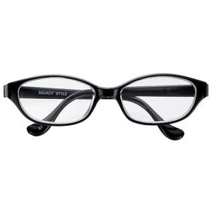【花粉防止メガネ】【UVカット】 スカッシースタイル レギュラー(R) ブラック