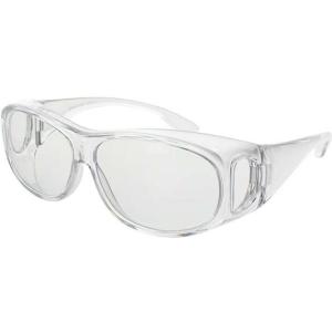 【メガネの上からかけられる保護メガネ】 メオガードオングラス クリア