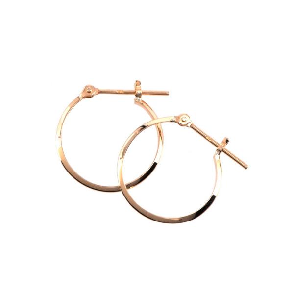 シンプル フープピアス シャープ/a0290mt