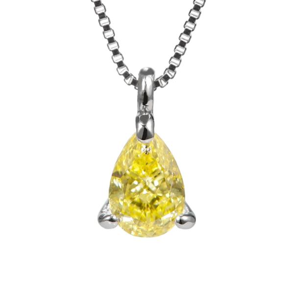 天然 イエローダイヤモンド ネックレス /s002