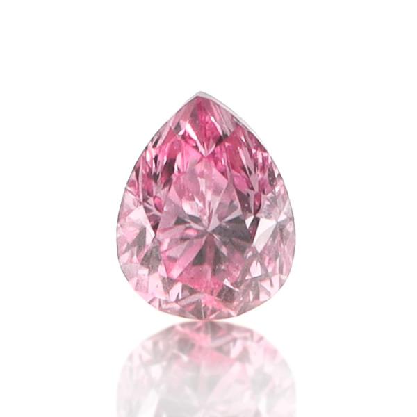 ピンクダイヤモンド ルース 【Fancy Vivid Purplish Pink 0.109ct】 ...