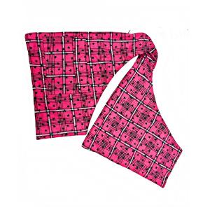 撥水靴袋　チェックピンク！