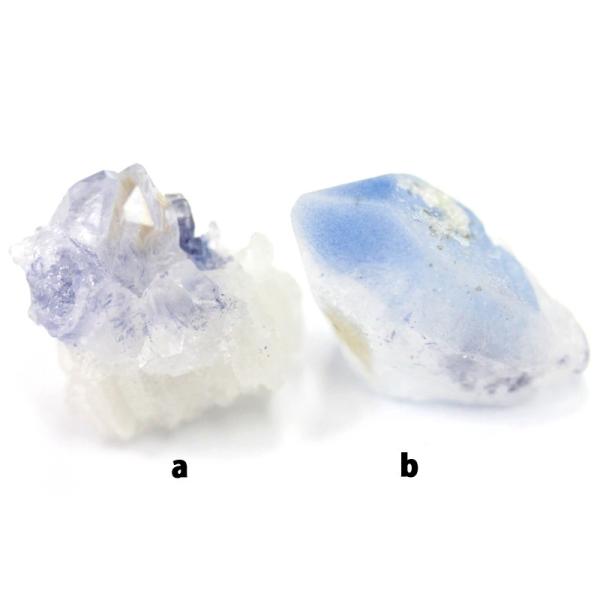 【USAツーソンミネラルショー商品】超プレミア！水晶に浮かぶ深いブルー★流通量極少アイテム★ブラジル...