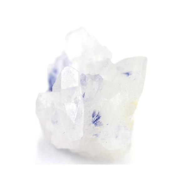 【USAツーソンミネラルショー商品】超プレミア！水晶に浮かぶ深いブルー★流通量極少アイテム★クラスタ...