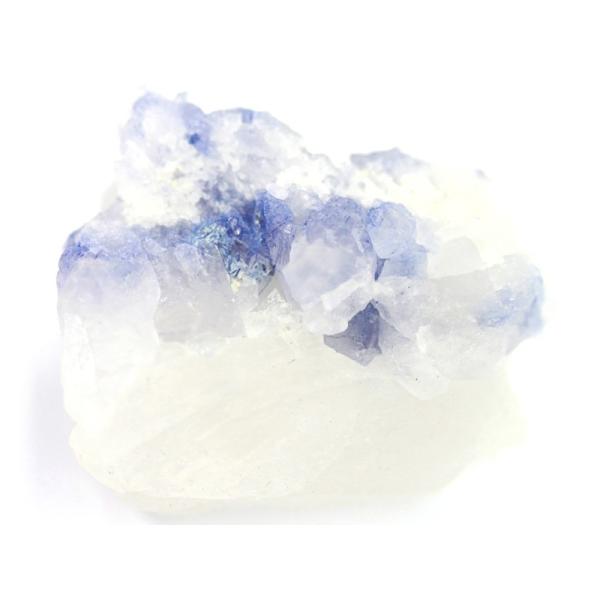 【USAツーソンミネラルショー商品】超プレミア！水晶に浮かぶ深いブルー★流通量極少アイテム★クラスタ...