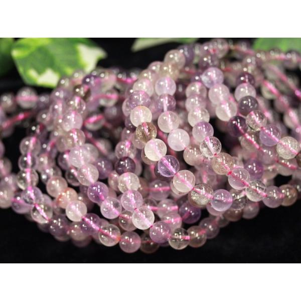 高発色！ミックスカラー★美しい輝きを放つレピドクロサイトタイプ★天然石ブレスレット/スーパーセブン/...