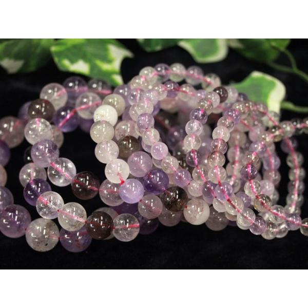 美発色！ミックスカラー★美しい輝きを放つレピドクロサイトタイプ★天然石ブレスレット/スーパーセブン/...