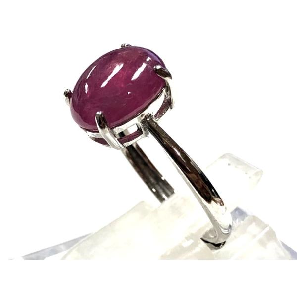 極上！★美発色＆高品質★sv925製！刻印あり★天然石指輪/ルビー（紅玉/Ruby）シルバーリング/...