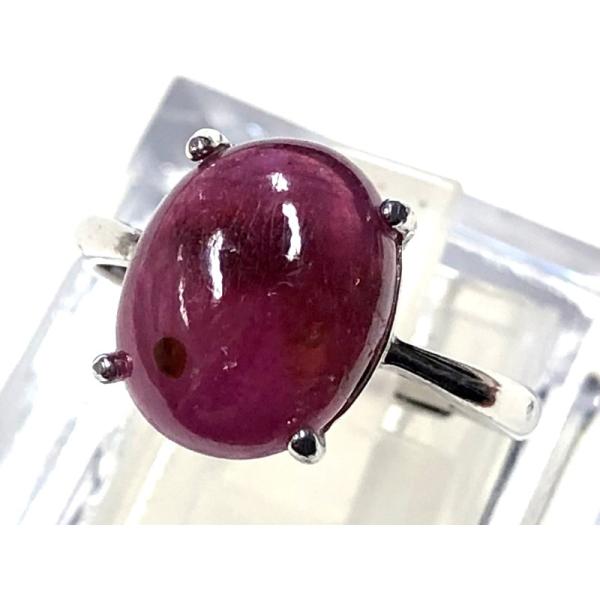 極上！★美発色＆高品質★sv925製！刻印あり★天然石指輪/ルビー（紅玉/Ruby）シルバーリング/...