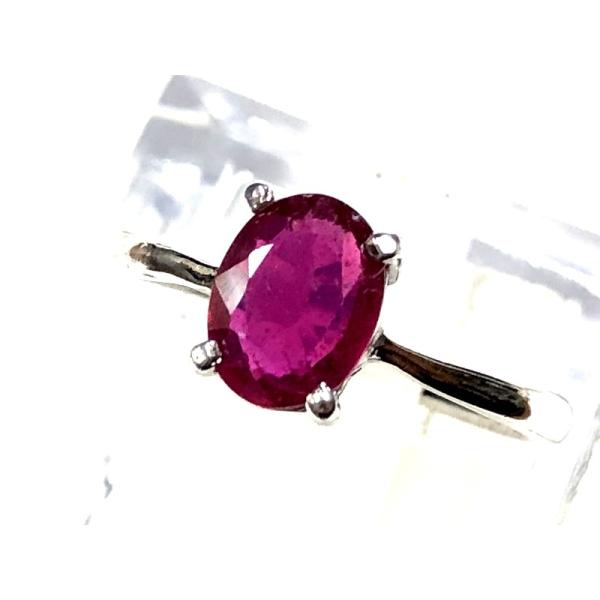 極上！★美発色＆高品質★sv925製！刻印あり★天然石指輪/ルビー（紅玉/Ruby）シルバーリング/...