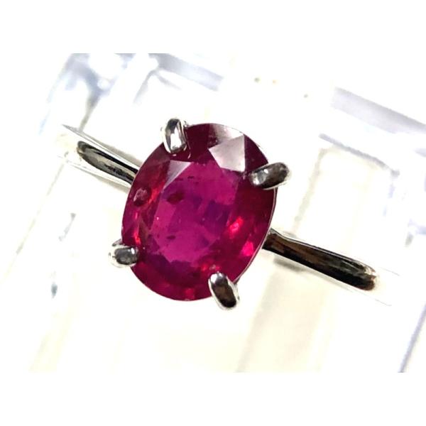 極上！★美発色＆高品質★sv925製！刻印あり★天然石指輪/ルビー（紅玉/Ruby）シルバーリング/...