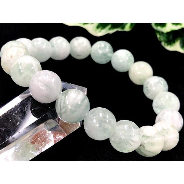 たっぷり天使の羽！★天然石ブレスレット/エンジェルフェザーフローライト（Fluorite、石花蛍石）...