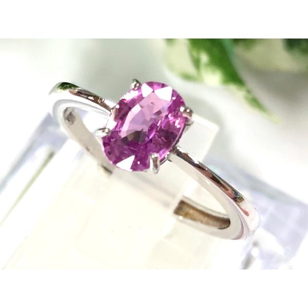 【1点物】世界四大宝石★華やかなピンクカラー★sv925製刻印有/天然石リング・指輪/ピンクサファイ...