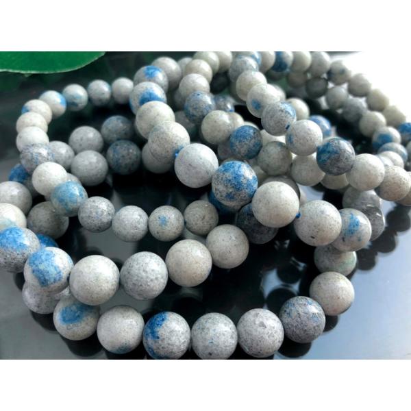 激レア！ニューストーン！★不思議な水玉模様★パキスタン、カラコルム山脈K2産★天然石ブレスレット/K...