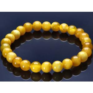 圧縮加工無し☆バルト海産☆蜂蜜色☆天然琥珀☆ブレスレット/天然
