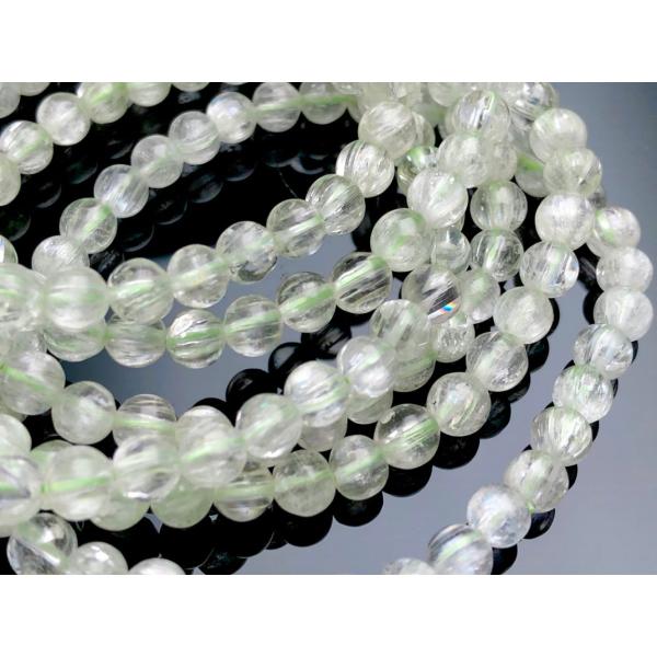 ブラジル産★天然石ブレスレット/ヒデナイト（グリーンクンツァイト/スポデューメン/Hiddenite...