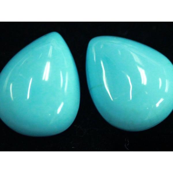 限定4個★大粒★ターコイズの頂点！★希少石スリーピングビューティー★宝石ルース/USA・アリゾナスリ...