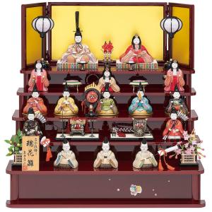雛小物 楽しいひな祭り 十五人揃 R-3765-Z : shopooo by GMO - 通販