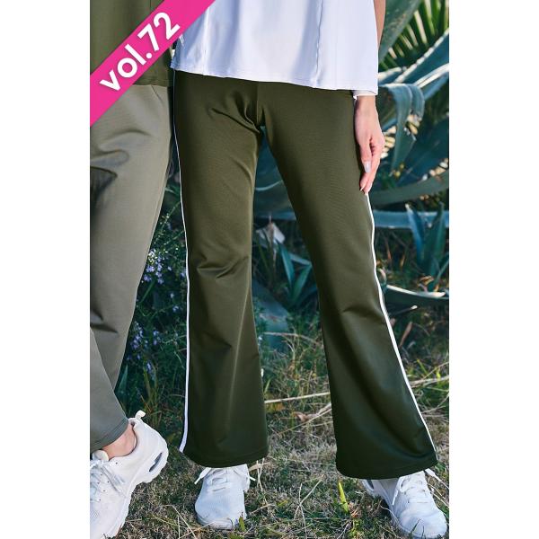 ブーツカットパンツ＊アーミーグリーン 【フリー】 [Vol.72 72200-611-2233] 定...