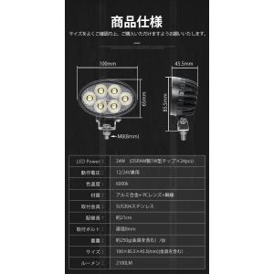 led作業灯12v 作業灯 LED ワークライ...の詳細画像3