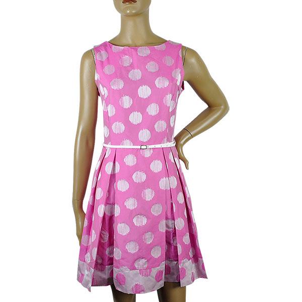 在庫一掃セール  春夏 インポート ワンピース  ELEONORA AMADEI ドット柄ワンピース...