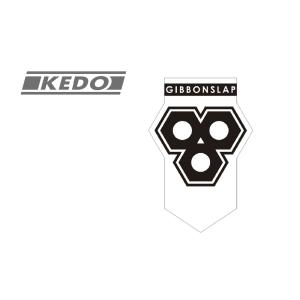 KEDO　GIBBONSLAP ステッカー（ホワイト）　