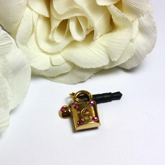 【A-7】イヤホンジャックkey(ローズ)【パーツ】