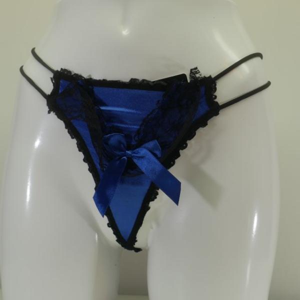 超セクシーTバックショーツ　フリーサイズ　ブルー色