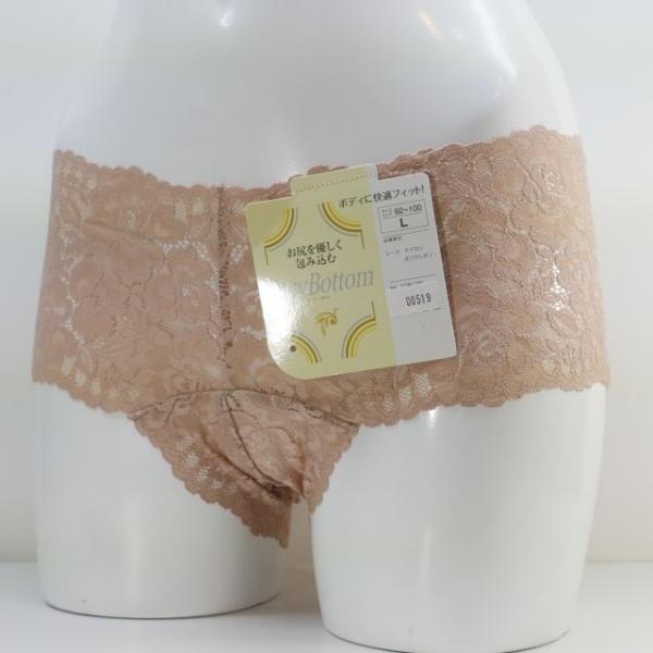 総レースショーツ　Lサイズ　　ベージュ色
