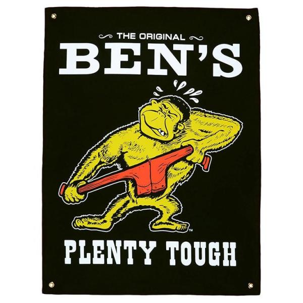 Ben Davis (ベンデイビス) バナー 壁掛け Plenty Tough Banner Bla...