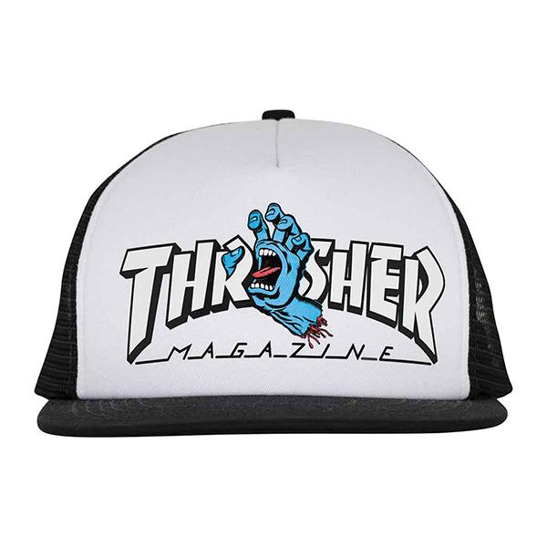 Santa Cruz X Thrasher (サンタクルーズ/スラッシャー) メッシュキャップ 帽子...