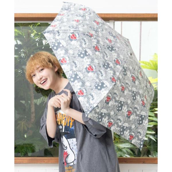 スカラー / スカラーちゃん総柄 晴雨兼用UVカット折り畳み傘
