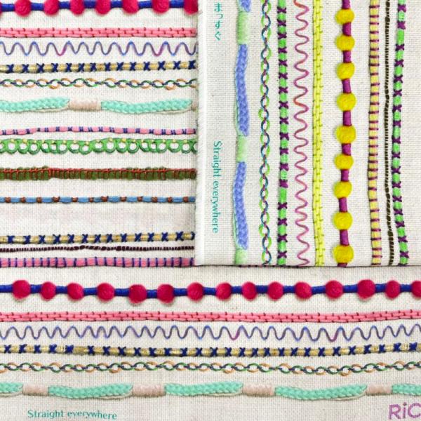 【Riconic】「まっすぐ」 デジタルプリント｜シーチング