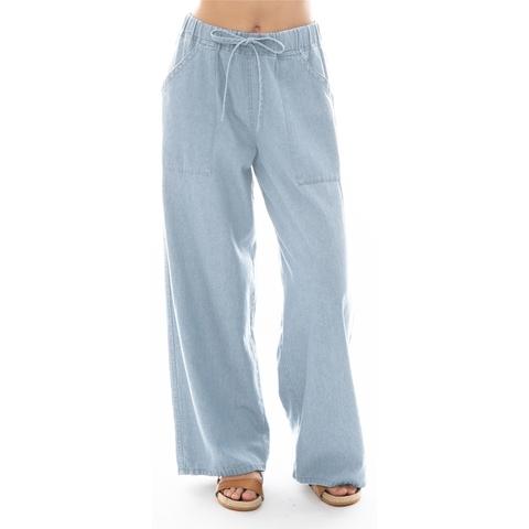 【SALE】BILLABONG　レディース　EASY LONG PANTS　コットン100％イージー...