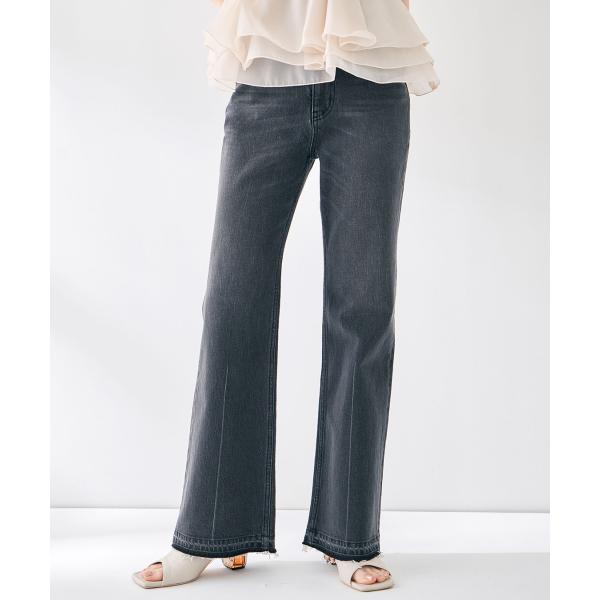 【SALE】COCODEAL 　デニムフレアパンツ 75516002