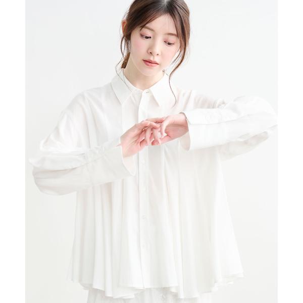 【SALE】COCODEAL　フレアペプラムシャツ 76118050