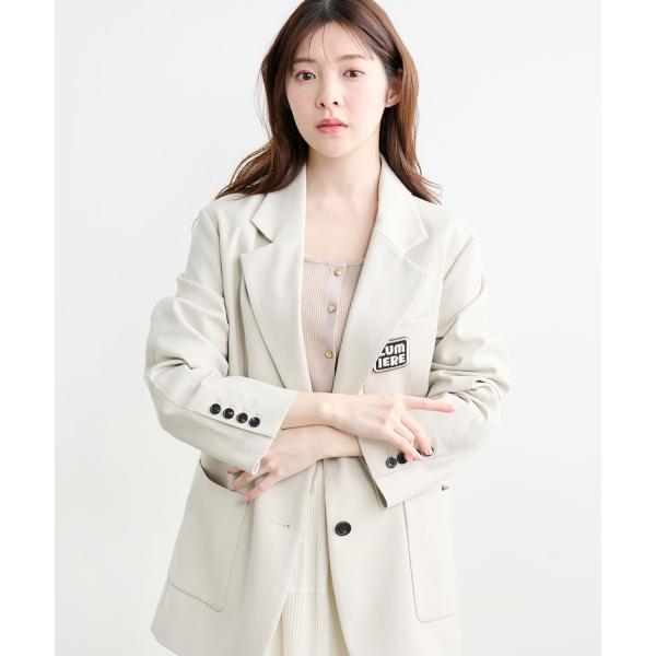 COCODEAL　ワッペン付きテーラードジャケット　76114045